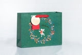 Bunny with Floral Christmas Wreath Gift Bag 聖誕兔與花環禮物袋