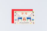 Nordic Reindeer Christmas Card  北歐馴鹿圖案聖誕卡