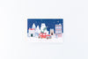 Polar Bear with Red Mini Christmas Card 北極熊迷你車聖誕卡