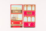 Cartoon Transportation Red Packet - Bus x Tram 卡通交通工具利是長封 - 巴士 x 電車